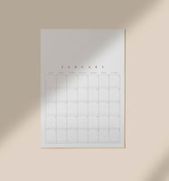 Minimal 2024 Calendar