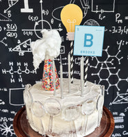 Science Lab Cake Decorations