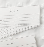 Fillable Ticket